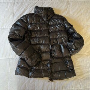 Moncler Shiny Black Puffer Jacket